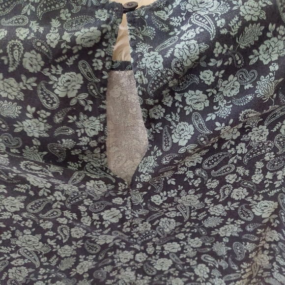 Blue boho mini dress - Picture 2 of 3